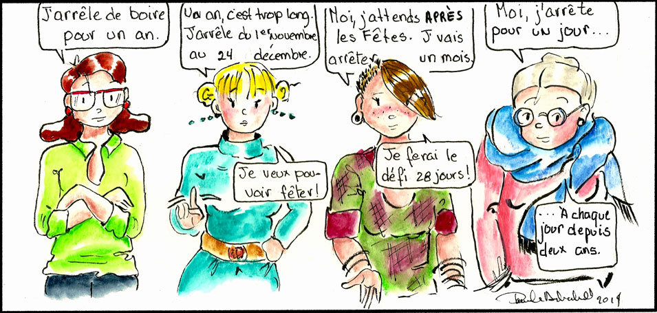 Conseils pour arrêter de boire. Se donner une limite de temps. 2.